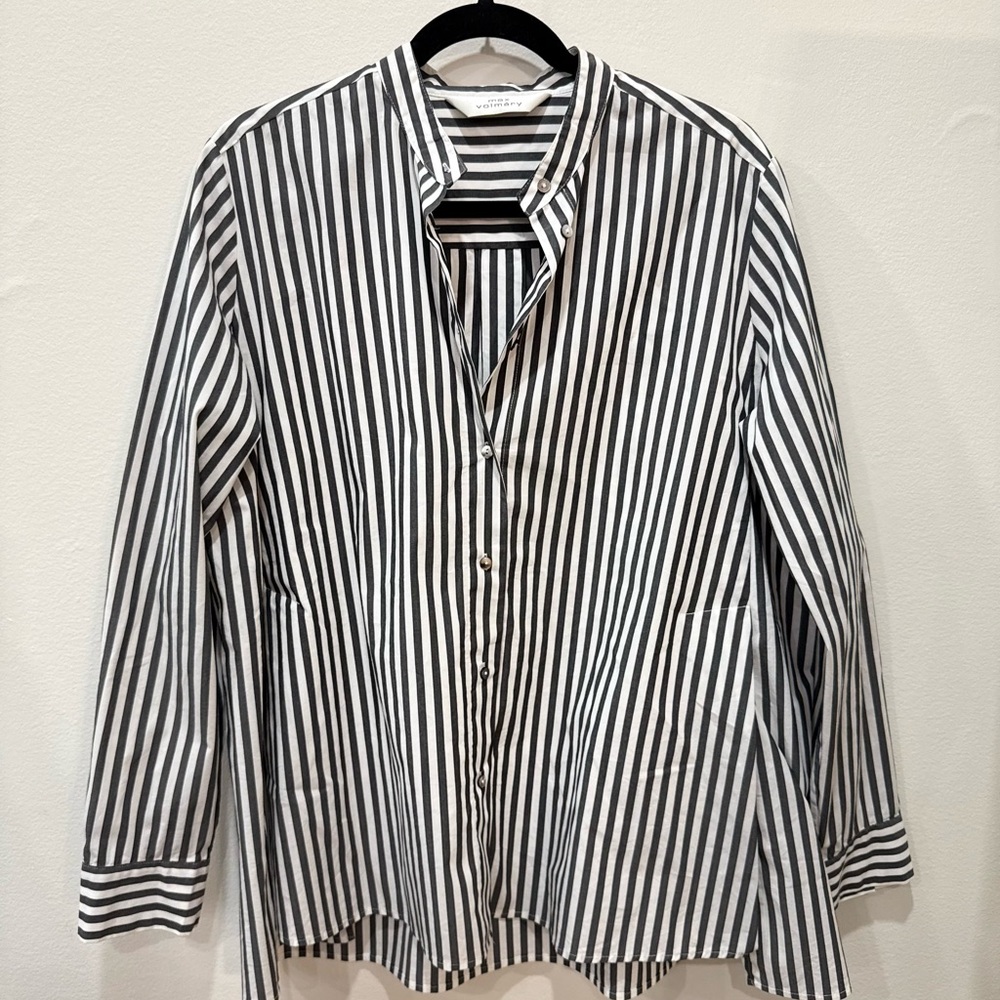 Striped Button-Up Shirt - Picture 2 of 9